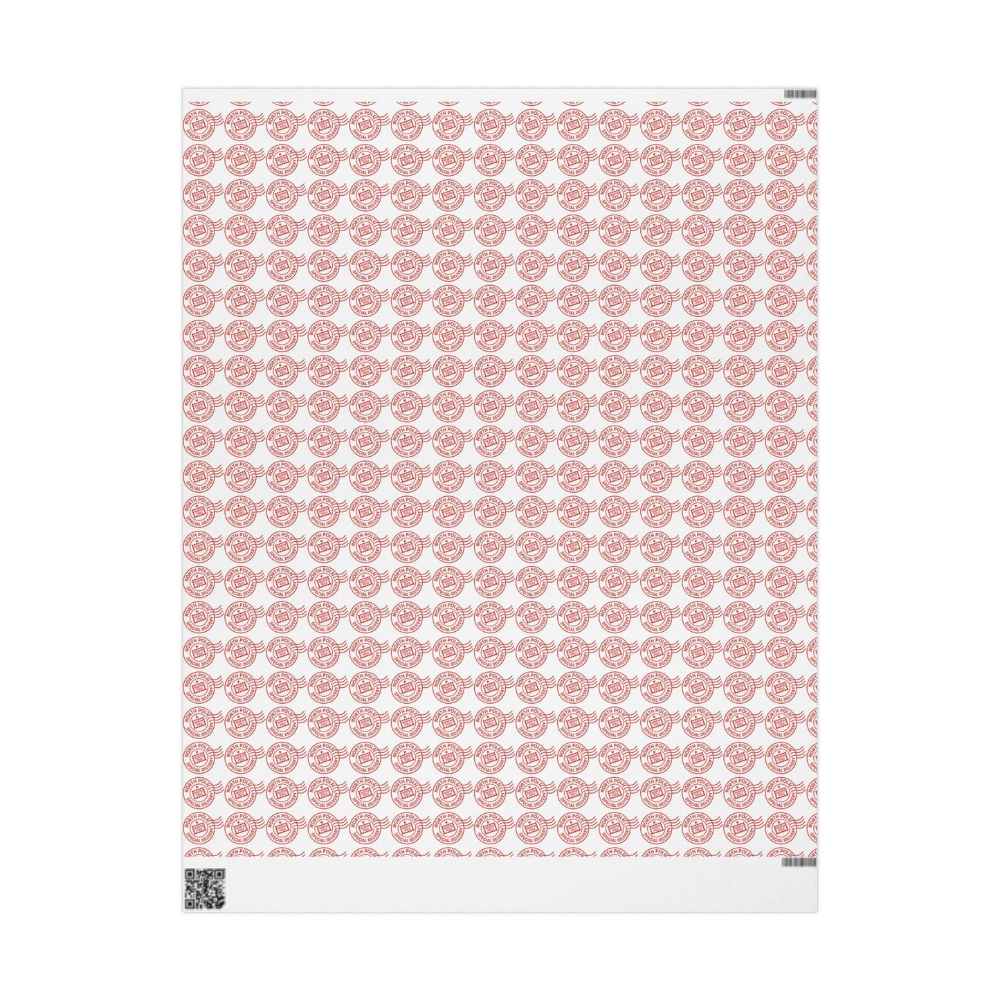 North Pole Christmas Wrapping Papers Holiday Santa  Gift Wrap Sheets, Xmas Paper Holiday, Party