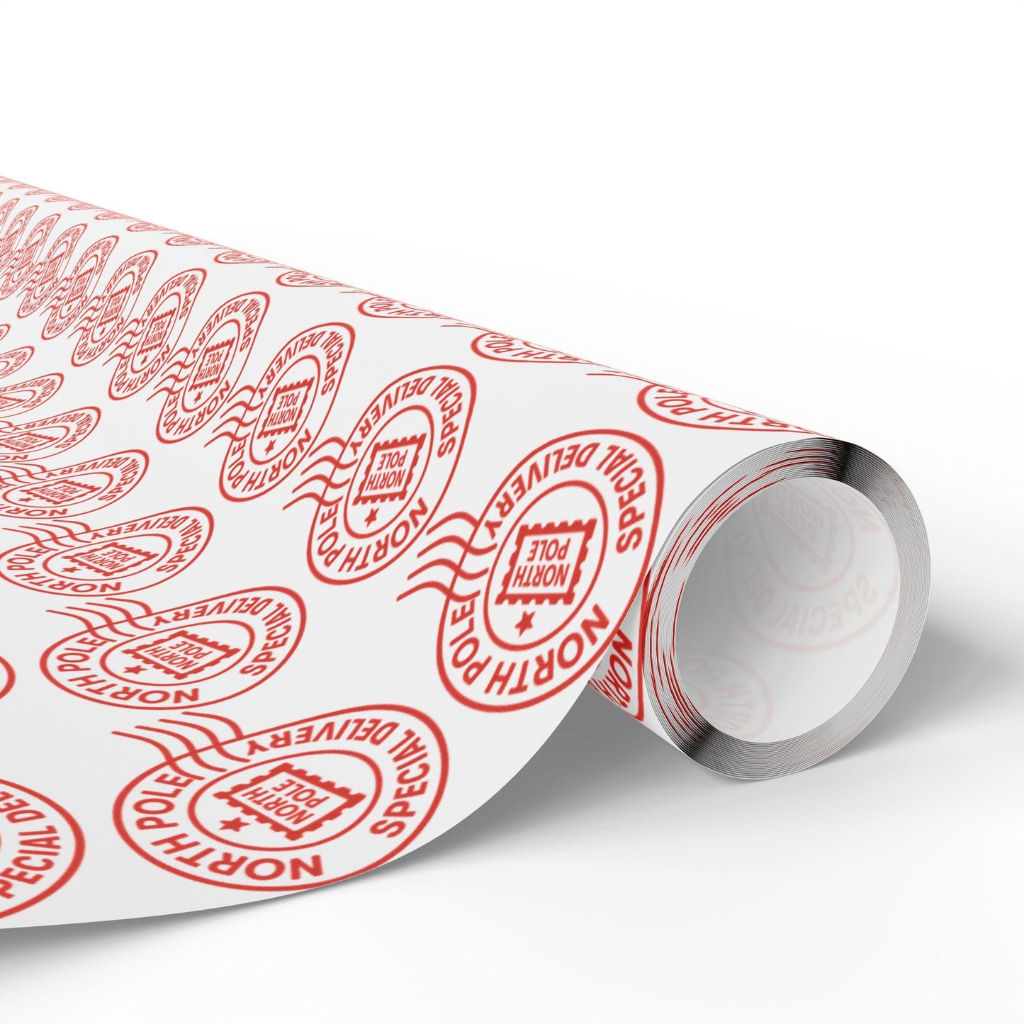 Santa North Pole Christmas Wrapping Papers Holiday Santa  Gift Wrap Sheets, Xmas Paper Holiday, Party,