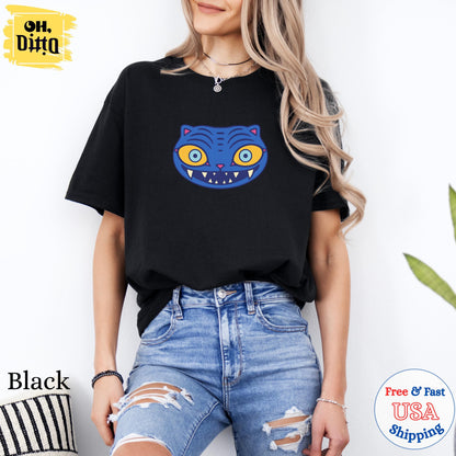 Demon Hunter Tiger Derpy Sweatshirt, Rumi Zoey Huntrix Hoodie, Kpop Saja Boys Hoodie, Derpy Tiger Zoey Hoodie, Hunters Tiger Fan Shirt