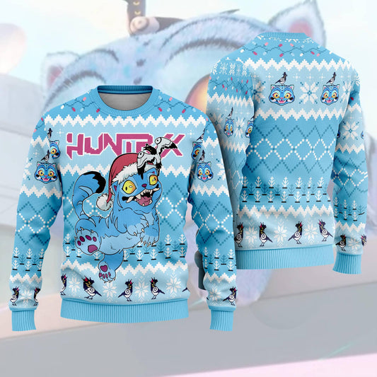 Kpop Derpy The Tiger Sussie Sweatshirt, Kpop Demon Ugly Christmas, Saja Boys Huntrix Ugly Sweater, Hunter The Tiger Xmas Sussie Ugly Sweater