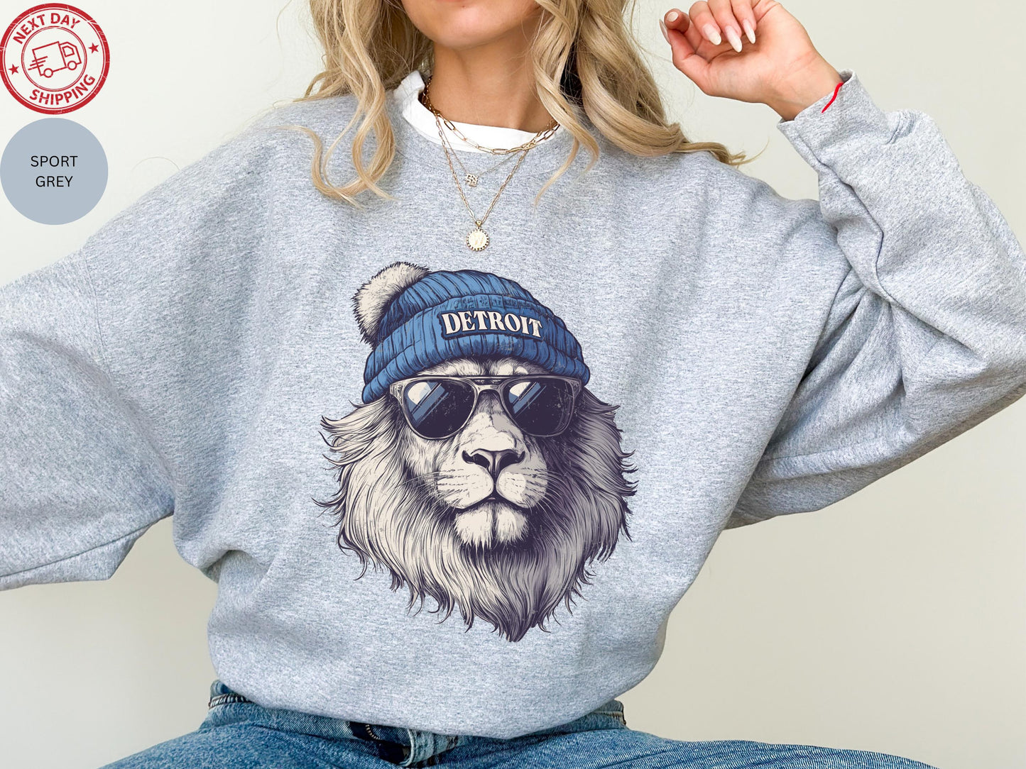 Detroit Football Shirt, Distressed Detroit Football Sweatshirt, Detroit Lions Shirt, Detroit Fan Gifts, Team Shirt