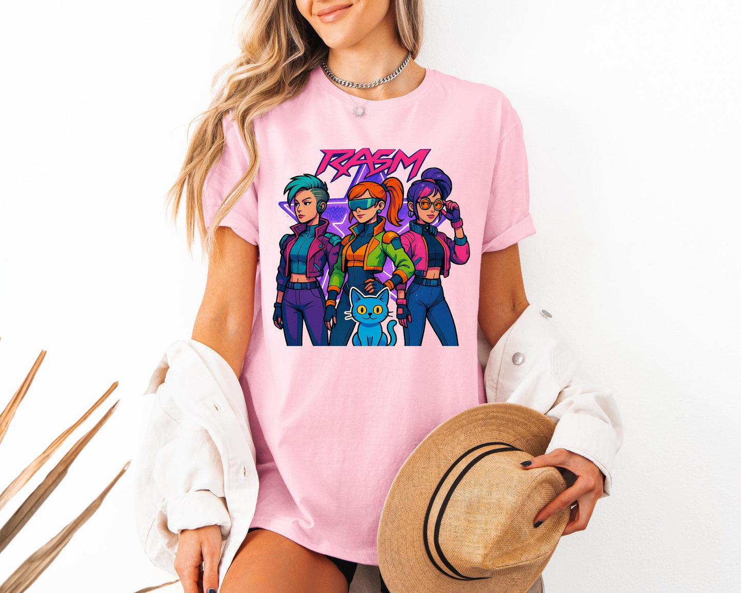 KPOP RASM GIRLS TShirt, Huntrix Girl Band Sweatshirt, Kpop Idol GroupTee, Mira Tee, Rumi Joey Shirt, Demon Hunter Merch, Huntrix Fan Gift