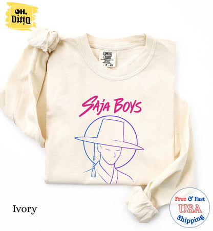 Saja Boys Shirt, Jinu Tee Huntrix Saja Boys Shirt, Kpop Demon Hunters Tee, Jinu Mira Rumi Zoey Fan Shirt, Kpop Demon Hunters Shirt