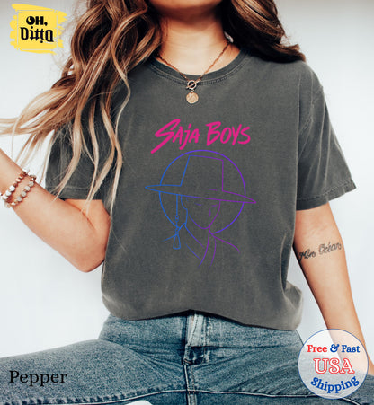 Saja Boys Shirt, Jinu Tee Huntrix Saja Boys Shirt, Kpop Demon Hunters Tee, Jinu Mira Rumi Zoey Fan Shirt, Kpop Demon Hunters Shirt