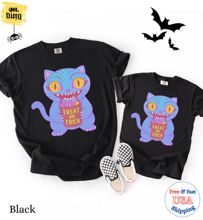 Derpy Trick or Treat Spooky Season Shirt, Halloween Shirts, Kpop Huntrix Shirt, Huntrix Girl Kpop Movie Fan Gift Tee, Kpop Demon Hunters Tee