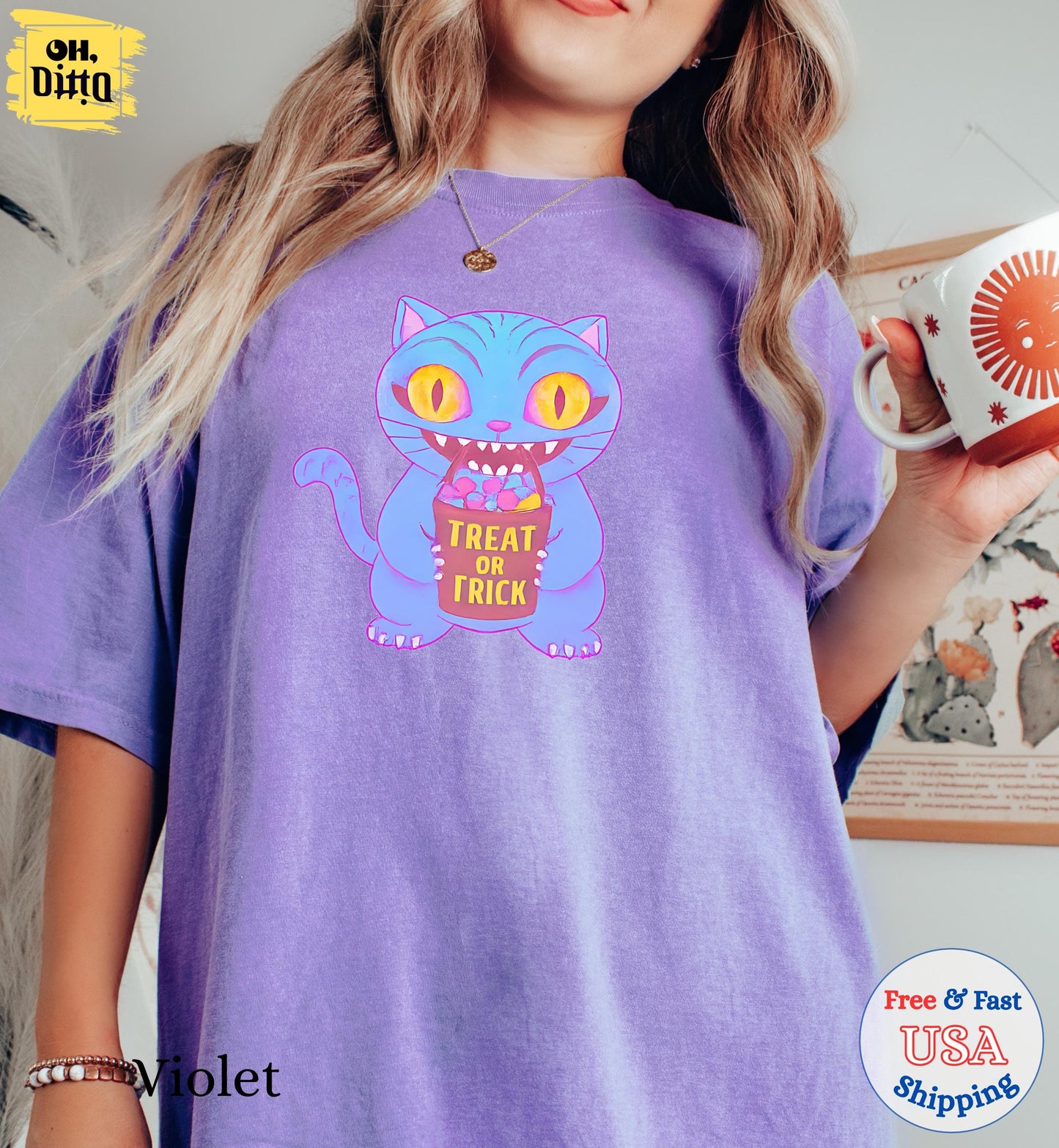 Derpy Trick or Treat Spooky Season Shirt, Halloween Shirts, Kpop Huntrix Shirt, Huntrix Girl Kpop Movie Fan Gift Tee, Kpop Demon Hunters Tee