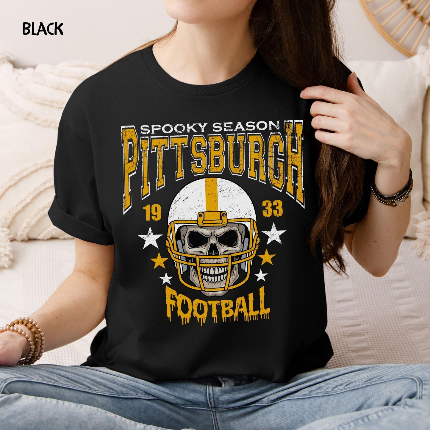 Pittsburgh Football Vintage 90s Style Sweatshirt, Pittsburgh Football Shirt, Sunday Football Shirt, Pittsburgh Crewneck Sweatshirt, Game Day