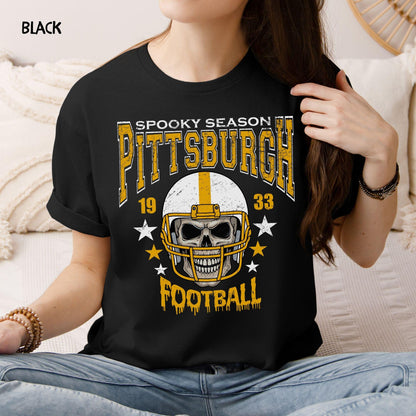 Pittsburgh Football Vintage 90s Style Sweatshirt, Pittsburgh Football Shirt, Sunday Football Shirt, Pittsburgh Crewneck Sweatshirt, Game Day