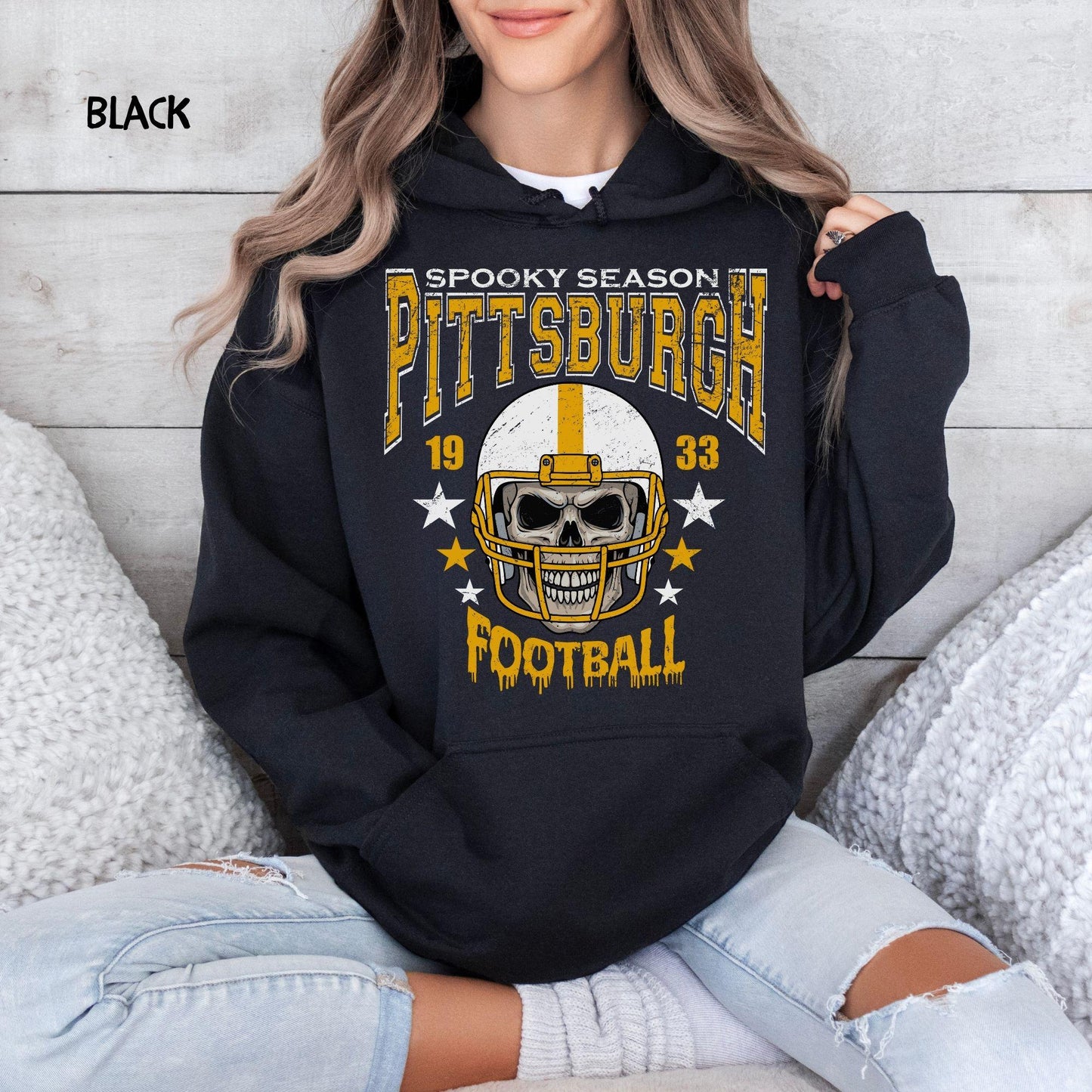 Pittsburgh Football Vintage 90s Style Sweatshirt, Pittsburgh Football Shirt, Sunday Football Shirt, Pittsburgh Crewneck Sweatshirt, Game Day