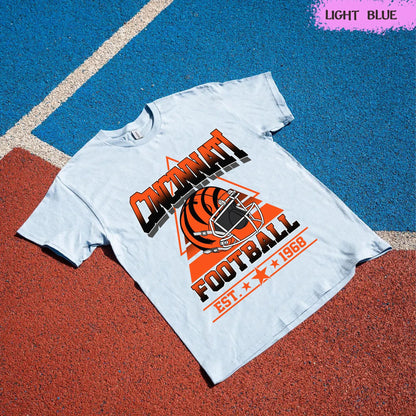 Cincinnati Football Sweatshirt,Cincinnati Game Day Shirt,Cincinnati Shirt,Sunday Football Shirt,Trendy Cincinnati Football Fan Shirt