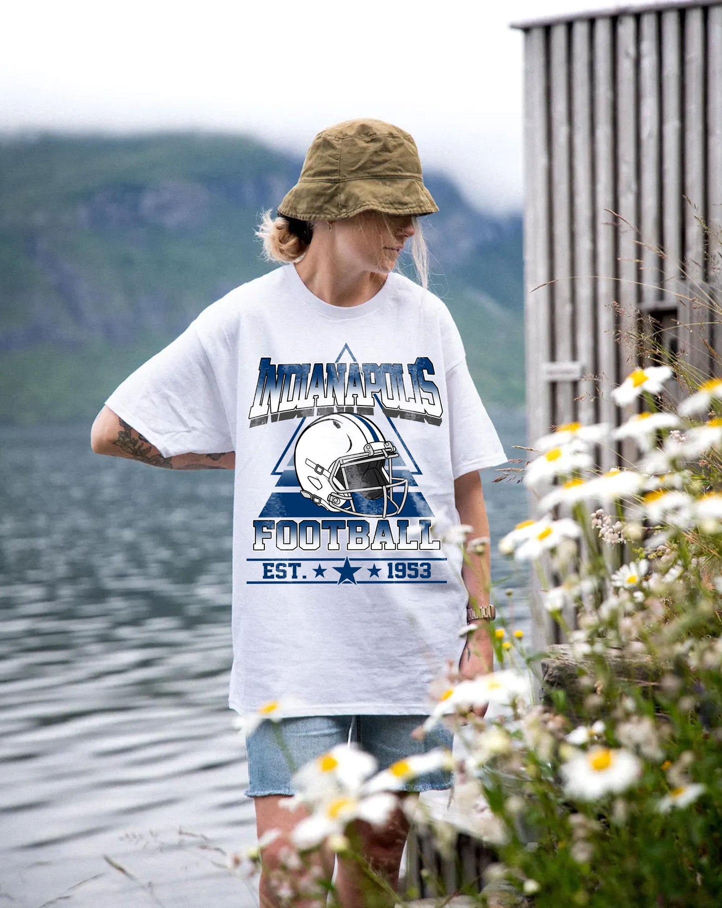 Indianapolis Football Vintage Sweatshirt T-Shirt,Indianapolis Colt Football Shirt, Retro Indianapolis Football Colt Fan Gift