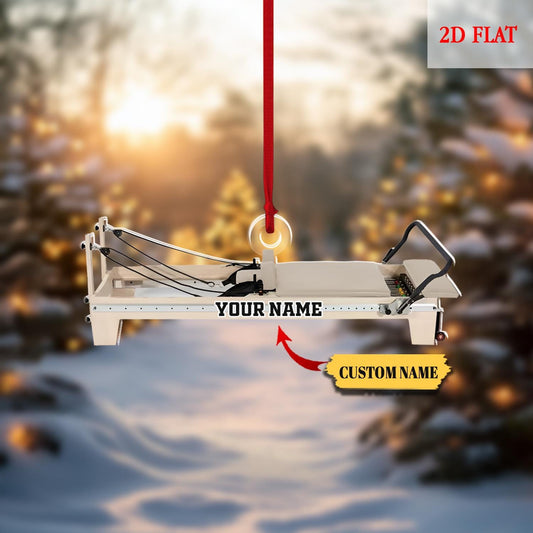 Personalized Pilates equipment Xmas Gift, Pilates equipment Christmas Ornament, Gym Ornament, equipment Gym, Gift For Gymer, Fitness Lovers