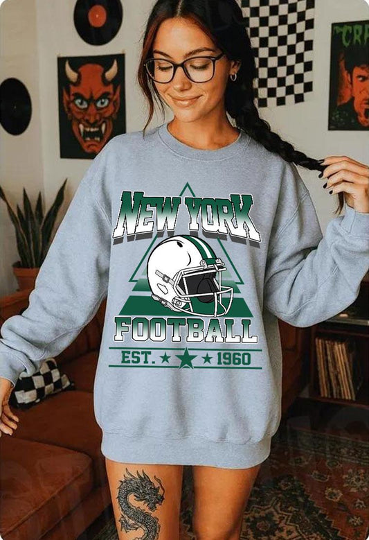 New York Football Sweatshirt T-Shirt,Vintage New York Football Shirt,Jet Shirt New York Shirt,Sunday Football Shirt,New York Fan Gift