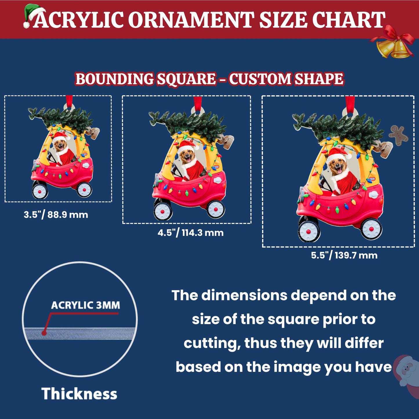 Personalized Name Garden House Ornament, 2D FLAT, Custom Name Greenhouse Acrylic Ornament, Plant Ornament Christmas, Gift For Plant Lovers