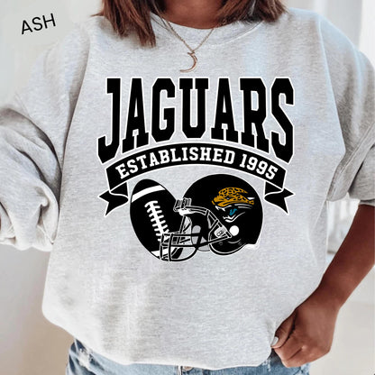 Retro Jaguars Football Sweatshirt: Game Day Fan Gear