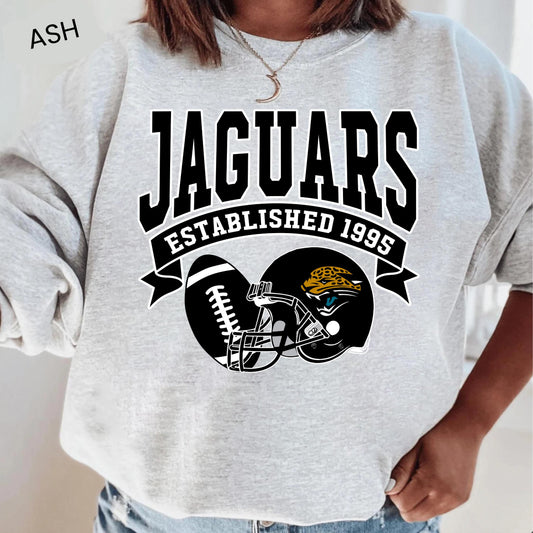 Retro Jaguars Football Sweatshirt: Game Day Fan Gear
