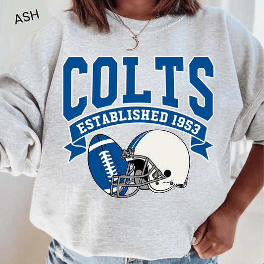 Colts Football Sweatshirt: Indianapolis Legends, Sunday Game Day