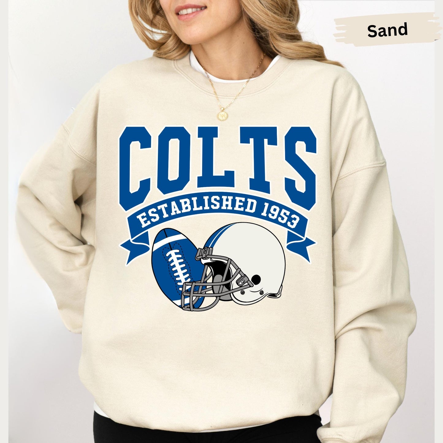 Colts Football Sweatshirt: Indianapolis Legends, Sunday Game Day