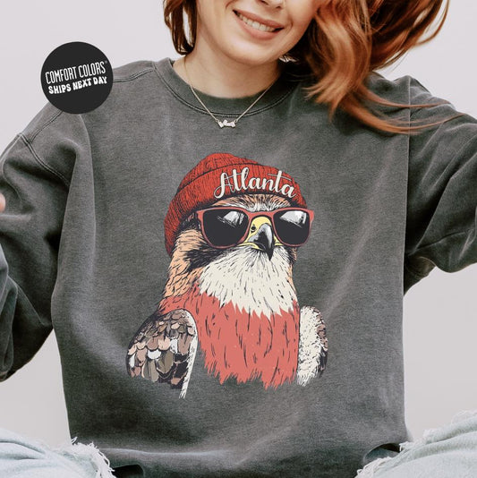 Atlanta Football Retro Style Sweatshirt, Atlanta Football Shirt, Atlanta Fan Shirt, Sunday Atlanta Football, Game Day Shirt