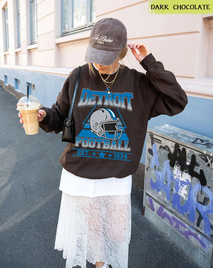 Detroit Football Sweatshirt,Detroit Game Day Shirt,Detroit Shirt,Sunday Football Shirt,Trendy Detroit Football Fan Shirt