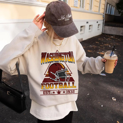 Washington Football Sweatshirt,Washington Game Day Shirt,Washington Shirt,Sunday Football Shirt,Trendy Washington Football Fan Shirt