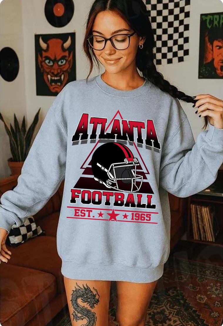 Atlanta Football Sweatshirt,Atlanta Game Day Shirt,Atlanta Shirt,Sunday Football Shirt,Trendy Atlanta Football Fan Shirt