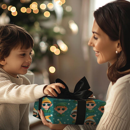 Cool Elves Wrapping Paper: Funny Christmas Wrapping Paper, Birthdays, Parties, Gift Wrap, and Celebrations, Unique Christmas Gift Giving