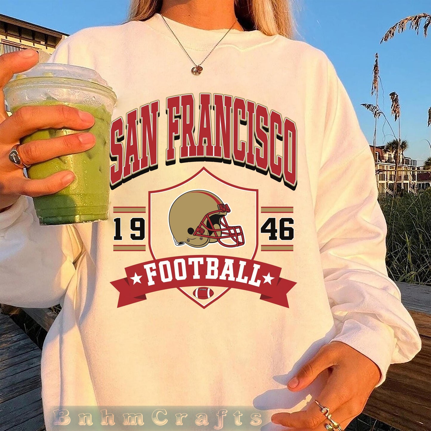 San Francisco Football Vintage 90s Style Sweatshirt, San Francisco Super Bowl Champions Shirt, Sunday Football Shirt, San Francisco Shirt