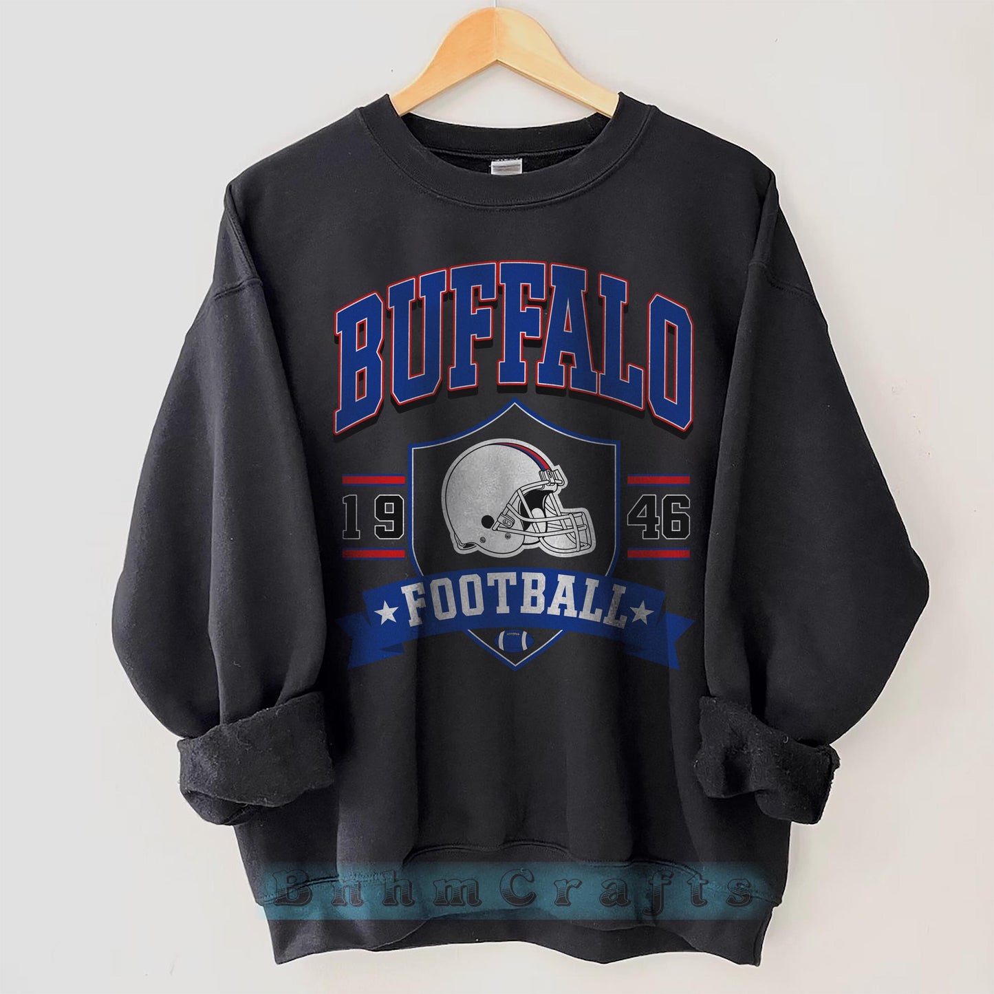 Retro Buffalo Football Shirt, Buffalo Fan Sweatshirt, Game Day Shirt, Buffalo Football Fan Shirt, New York Sweatshirt
