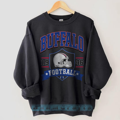 Buffalo Potato Football Sweatshirt, Retro Sports Fan Shirt, Trendy Game Day Gift Tee, Buffalo Mascot Sweatshirt, Buffalo Football Fan Shirt