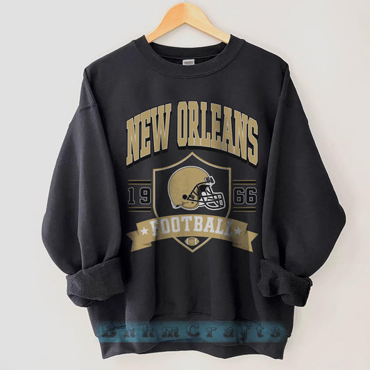Vintage New Orleans Football 90s Style Sweatshirt, New Orleans Football Shirt, Sunday Football Shirt, Game Day Sweatshirt, Saint Sport Shirt