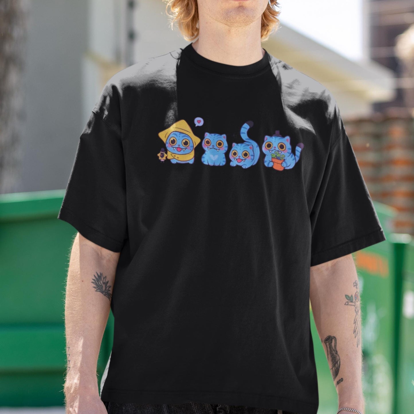Demon Hunter Tiger Comfort Colors® Tee, Derpy Tiger & Bird Shirt, Kpop Saja Boys Merch, Hunters Fan Graphic T-shirt