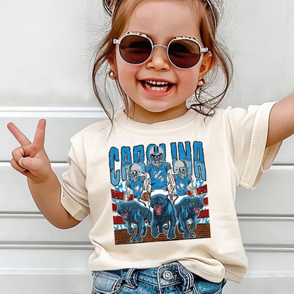 Carolina Football Skull Vintage Shirt, Gift For Fan Football Game Day Unisex Shirt