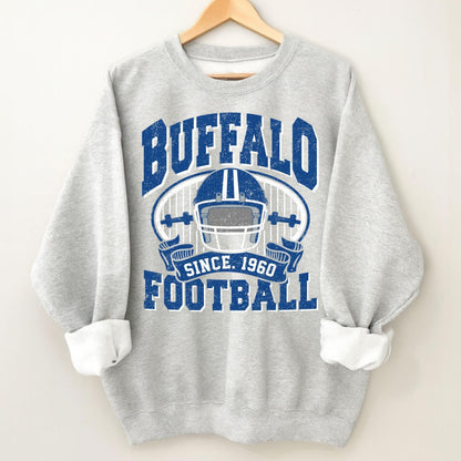 Buffalo Football Vintage Style Shirt, Buffalo Fan Sweatshirt, Game Day Shirt, Buffalo Football Fan Shirt, New York Sweatshirt