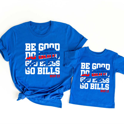 Buffalo Football Fan Sweatshirt: Be Good Do Good - Game Day Kids Shirt