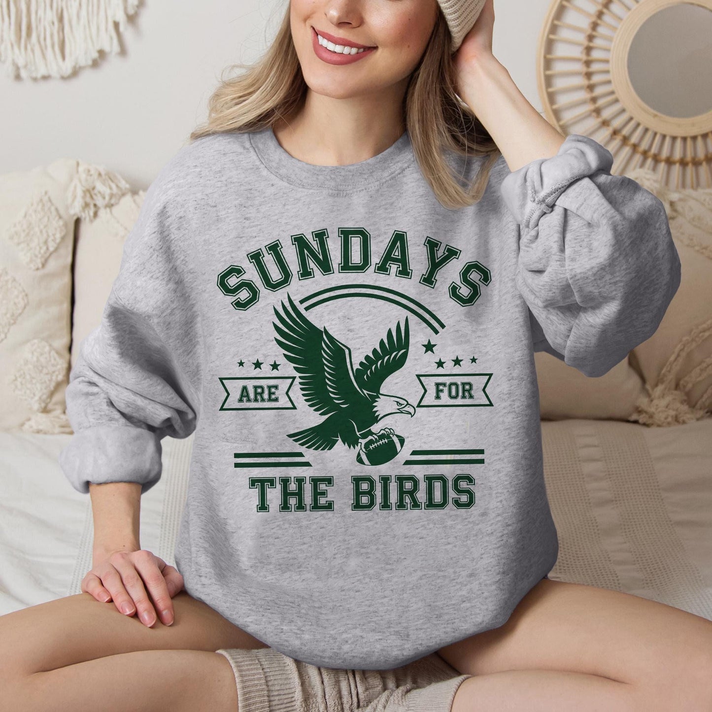 Philadelphia Football Sweatshirt, Philadelphia Hoodie and Sweatshirt, Philadelphia Fan Shirt, Sunday are for the Bird Sweatshirt