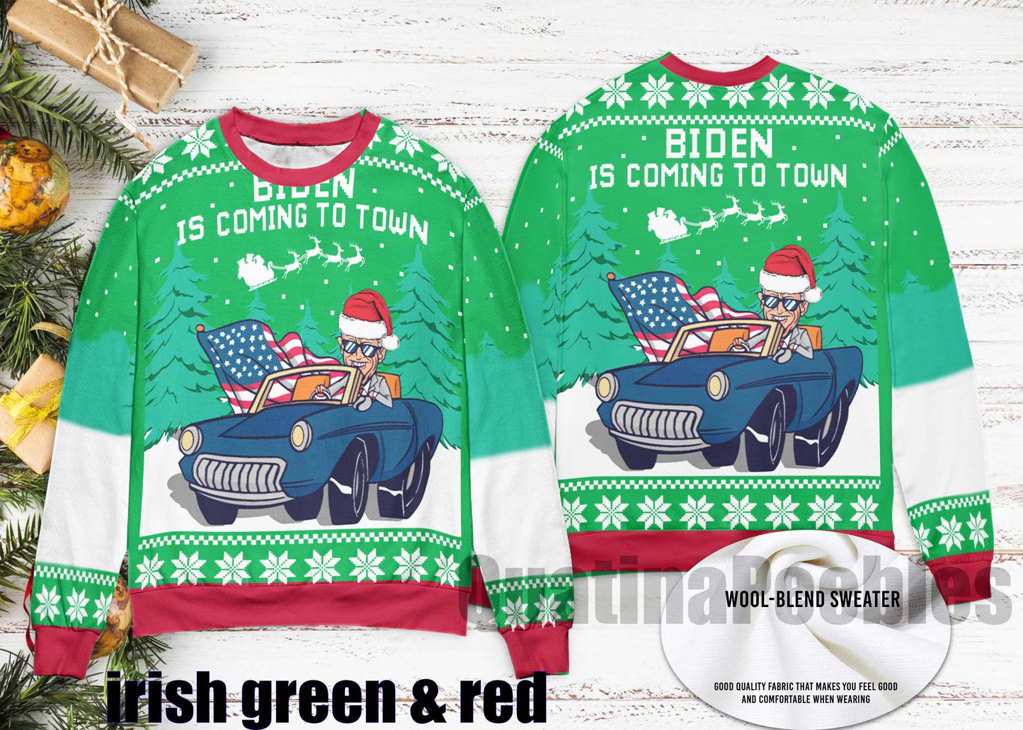 Joe Biden Ugly Christmas Sweater, Happy Easter Funny Xmas Ugly Christmas Sweater, Joe Ugly Sweater Xmas, Gift For Men Women