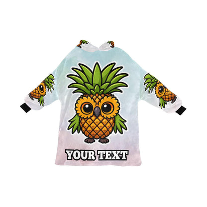 Ananasita Owlita Kids Hoodie Blanket Hooded Blankets Brainrot Personalized Gift Brainrots