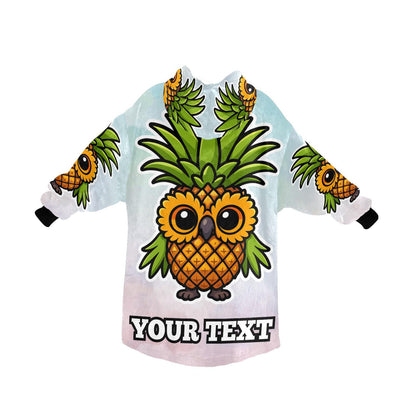 Ananasita Owlita Kids Hoodie Blanket Hooded Blankets Brainrot Personalized Gift Brainrots