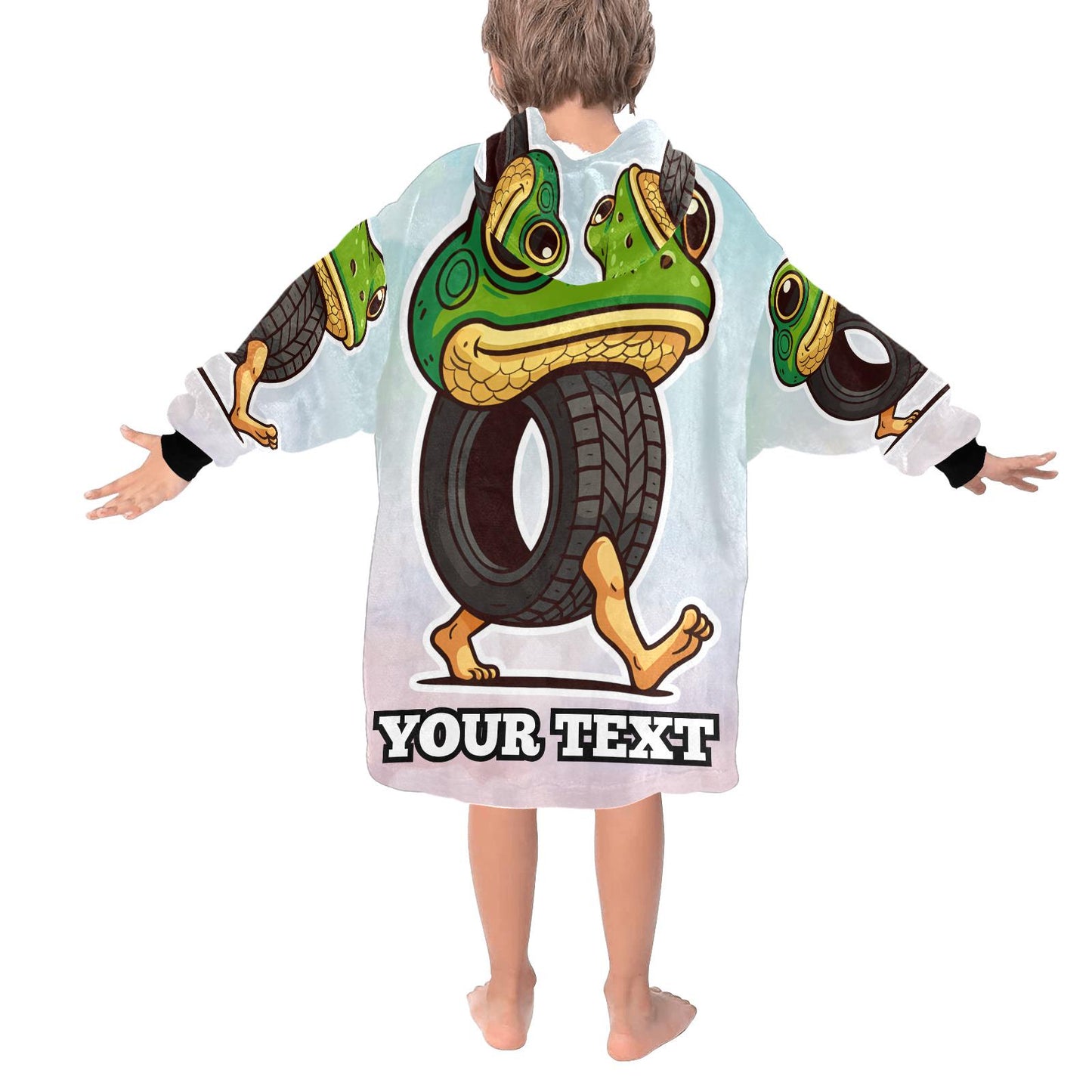 Boneca Ambalabu Kids Hoodie Blanket Hooded Blankets Brainrot Personalized Gift Brainrots