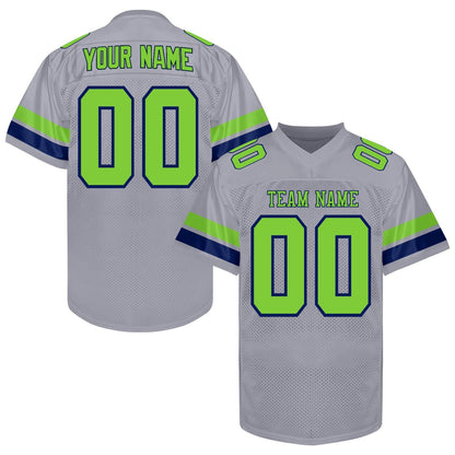 Custom White Football Jersey Name Number Logo, Custom White Black Yellow Football Uniform Men Women Youth Kid Streetwear V Neck Sport Jersey