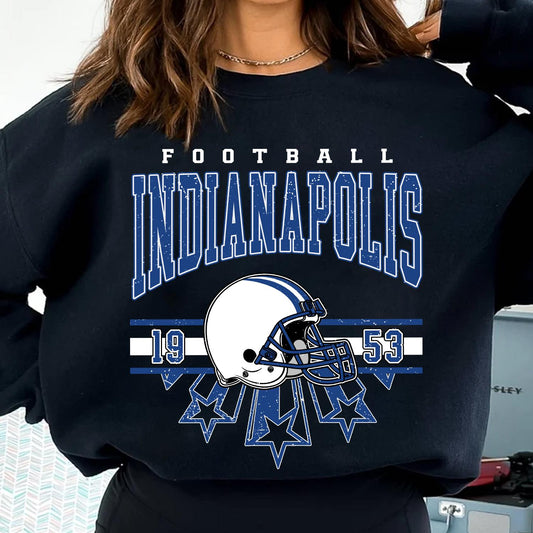 Indianapolis Football Retro Style Shirt, Indianapolis Sweatshirt, Sunday Football, Indianapolis Football Fan Shirt, Indianapolis Game Day