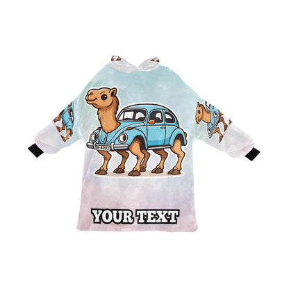 Tracotucotulu Delapeladustuz Kids Hoodie Blanket Hooded Blankets Brainrot Personalized Gift