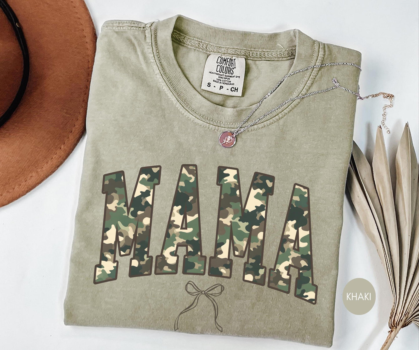 Comfort Colors® Camouflage Mama Shirt, Camo Mama Shirt, Sports Wife Shirt, Hunting Mom Shirt, Retro Mama Shirt, military mom shirt, camo tee