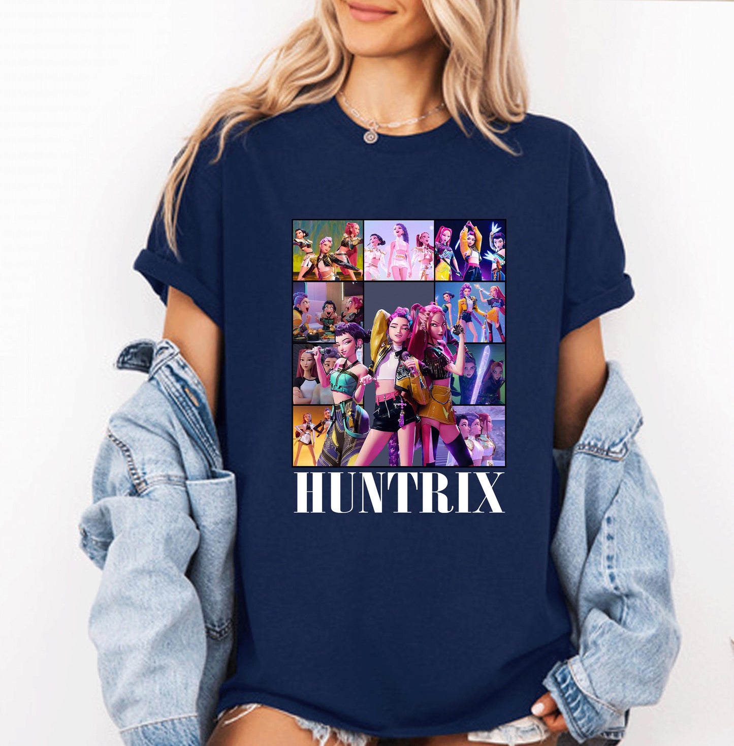 Huntrix T Shirt, Demon Hunters Shirt, Huntrix Girls T Shirt, Mira Rumi Joey Shirt, Demon Hunter Kids Shirt, Gift For Kpop Fan, Kpop Movie