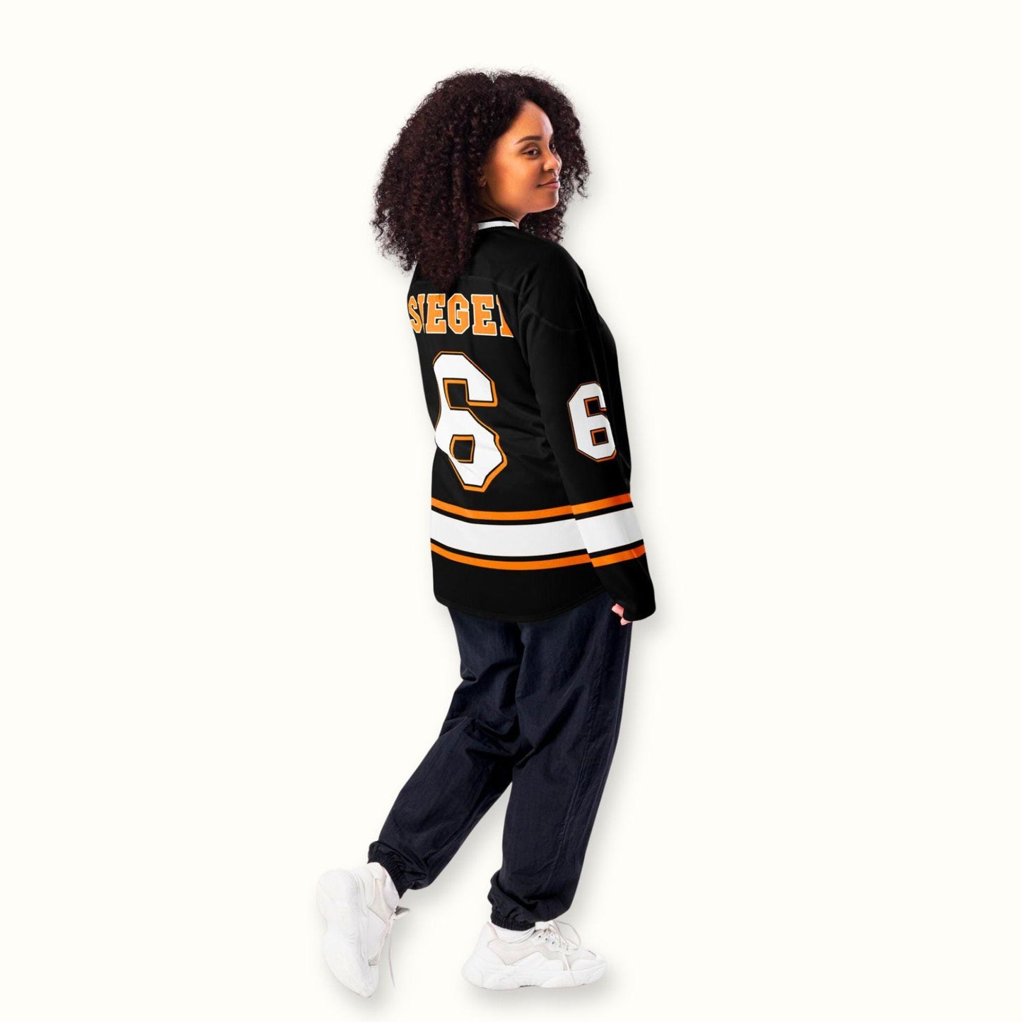 Unisex Oversized Racing Jersey – Lightweight F1 Streetwear Hockey Jersey with Bold Number 6