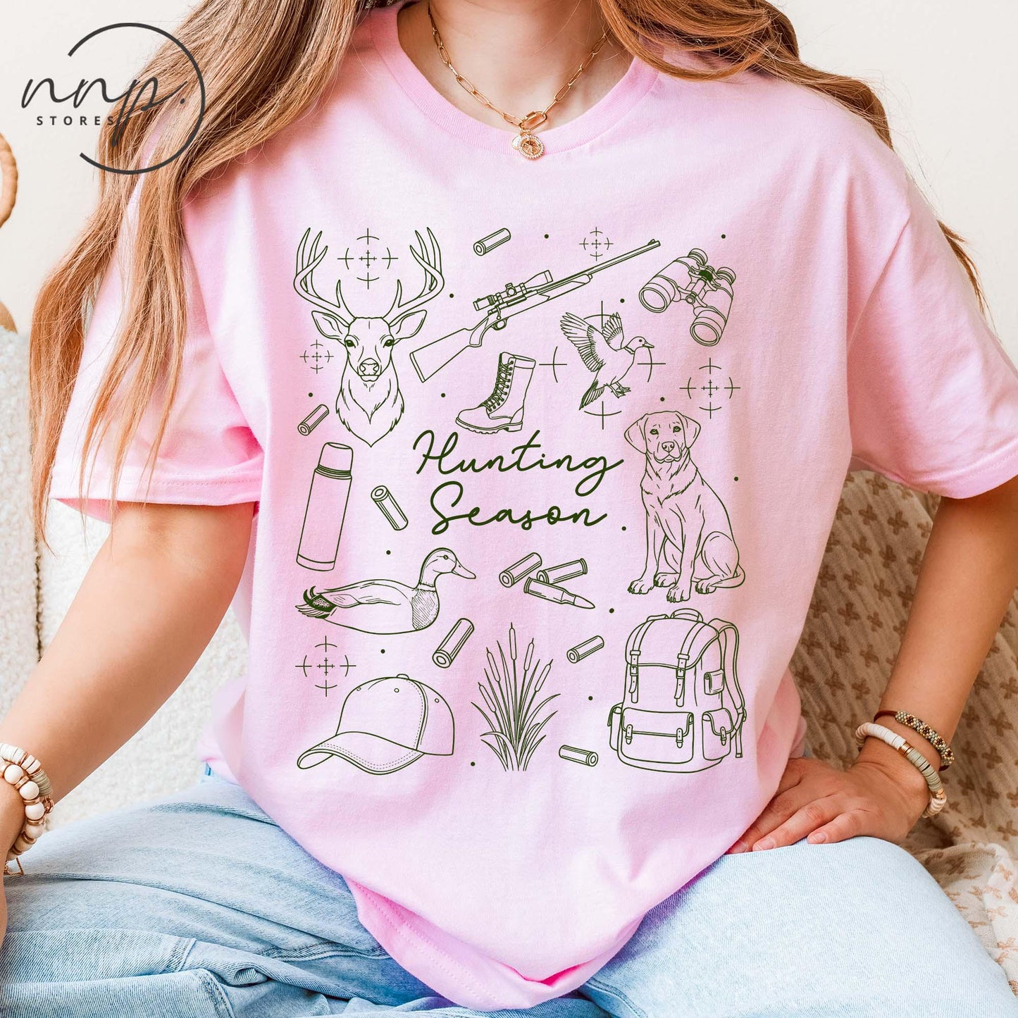 Hunting Season Sweatshirt, Outline Style T-shirt, Hunting Lover Hoodie, Deer Hunters Shirt, Camo Toddler T-shirt, Hunting Lover Gift