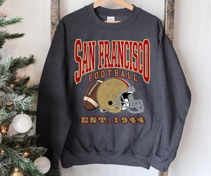 San Francisco Football Shirt, San Francisco Super Bowl Champions Sweatshirt, Sunday Football Shirt, Vintage San Francisco Shirt