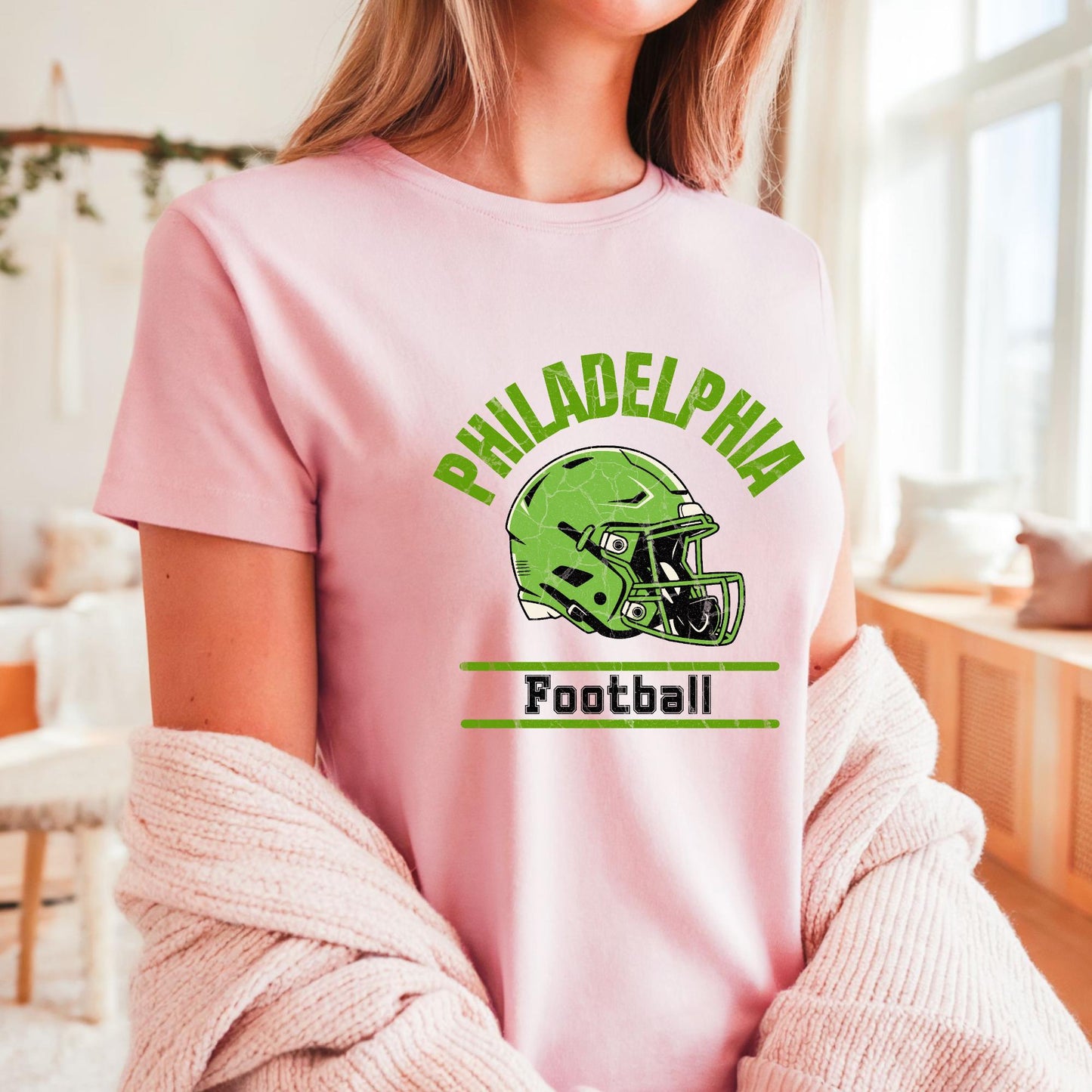 Philadelphia Football Retro 90s Style Sweatshirt, Philadelphia Football Shirt, Sunday Football Shirt, Philadelphia Crewneck Tee, Game Day