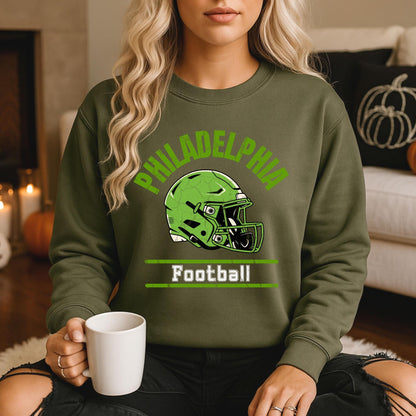 Philadelphia Football Retro 90s Style Sweatshirt, Philadelphia Football Shirt, Sunday Football Shirt, Philadelphia Crewneck Tee, Game Day